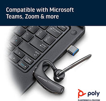 Load image into Gallery viewer, Plantronics - Voyager 5200 UC (Poly) - Bluetooth Single-Ear (Monaural) Headset - USB-A Compatible to connect to your PC and/or Mac - Works with Teams, Zoom &amp; more - Noise Canceling
