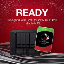 Load image into Gallery viewer, Seagate IronWolf 12TB NAS Internal Hard Drive HDD – 3.5 Inch SATA 6Gb/s 7200 RPM 256MB Cache for RAID Network Attached Storage – Frustration Free Packaging (ST12000VN0008)
