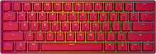 Load image into Gallery viewer, GK61 Mechanical Gaming Keyboard - 61 Keys Multi Color RGB Illuminated LED Backlit Wired Programmable for PC/Mac Gamer (Gateron Optical Black, Red)
