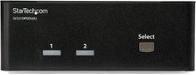 Load image into Gallery viewer, StarTech.com 2-Port DisplayPort KVM Switch - Dual-Monitor - 4K 60 - with Audio &amp; USB Peripheral Support - DP 1.2 - USB Hub (SV231DPDDUA2)

