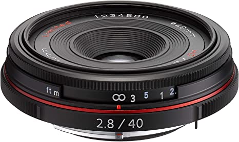 Pentax K-Mount HD DA 40mm f/2.8 40-40mm Fixed Lens for Pentax KAF (Limited Black)