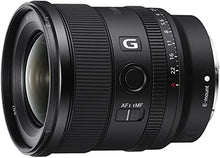 Load image into Gallery viewer, Sony FE 20mm F1.8 G Full-Frame Large-Aperture Ultra-Wide Angle G Lens, Model: SEL20F18G

