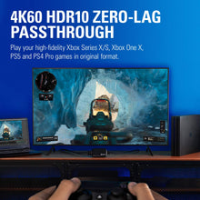 Load image into Gallery viewer, Corsair Elgato Game Capture HD60 S +, Capture Card for Recording in 1080p60 HDR10 and delay-Free 4K60 HDR10 passthrough, Ultra-Low Latency Technology
