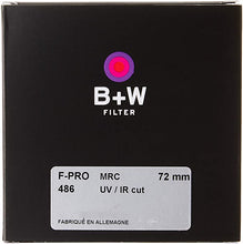 Load image into Gallery viewer, B+W 72mm UV/IR Cut with Multi-Resistant Coating (486M)
