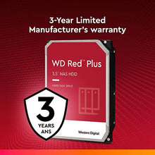 Load image into Gallery viewer, Western Digital 4TB WD Red Plus NAS Internal Hard Drive HDD - 5400 RPM, SATA 6 Gb/s, CMR, 128 MB Cache, 3.5&quot; -WD40EFZX
