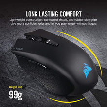 Load image into Gallery viewer, Corsair Harpoon RGB Wireless - Wireless Rechargeable Gaming Mouse with SLIPSTREAM Technology - 10,000 DPI Optical Sensor

