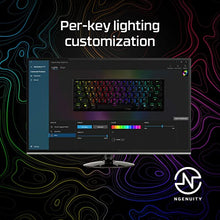 Load image into Gallery viewer, HyperX Alloy Origins 60 - Mechanical Gaming Keyboard, Ultra Compact 60% Form Factor, Double Shot PBT Keycaps, RGB LED Backlit, NGENUITY Software Compatible - Linear HyperX Red Switch
