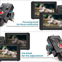 Load image into Gallery viewer, KOERTACOO Camcorder Zoom Controller, Remote Control Zoom, Iris, and Focus Control + 2.5mm and 3.5mm Jack Cable for Panasonic HC-X1 HC-PV100 AG-UX90 AG-UX180 HC-X1000 AG-AC30 AG-AC90 AU-EVA1 Camera.
