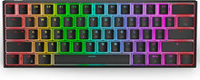 Load image into Gallery viewer, Ractous RTK61 60% Mechanical Gaming Keyboard with PBT Pudding keycap, RGB Backlit Hot Swappable Type-C 61Key Ultra-Compact Keyboard with Full Key Programmable-Black(Gateron Optical Clear Switch)
