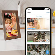 Load image into Gallery viewer, Nixplay 10.1 inch Smart Digital Photo Frame with WiFi (W10F) - Wood Effect - Share Photos and Videos Instantly via Email or App
