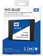 Load image into Gallery viewer, Western Digital 1TB WD Blue 3D NAND Internal PC SSD - SATA III 6 Gb/s, 2.5&quot;/7mm, Up to 560 MB/s - WDS100T2B0A
