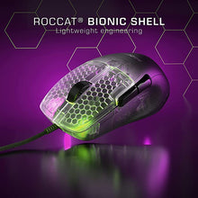 Load image into Gallery viewer, ROCCAT Kone Pro PC Gaming Mouse, Lightweight Ergonomic Design, Titan Switch Optical, AIMO RGB Lighting, Superlight Wired Computer Mouse, Titan Scroll Wheel, Honeycomb Shell, 19K DPI, Black
