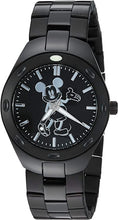 Load image into Gallery viewer, Disney Men&#39;s Mickey Mouse Analog-Quartz Watch with Stainless-Steel Strap, Black, 20 (Model: WDS000627)
