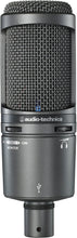 Load image into Gallery viewer, Audio-Technica AT2020USB+ Cardioid Condenser USB Microphone, With Built-In Headphone Jack &amp; Volume Control, Perfect for Content Creators (Black)

