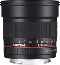Load image into Gallery viewer, Samyang SY85M-C 85mm F1.4 Fixed Lens for Canon
