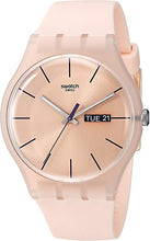 Load image into Gallery viewer, Swatch New Gent Quartz Silicone Strap, Pink, 20 Casual Watch (Model: SUOT700)
