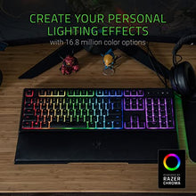 Load image into Gallery viewer, Razer Ornata Chroma Gaming Keyboard: Hybrid Mechanical Key Switches - Customizable Chroma RGB Lighting - Individually Backlit Keys - Detachable Plush Wrist Rest - Programmable Macro Functionality
