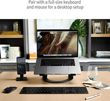 Load image into Gallery viewer, Twelve South Curve for MacBooks and Laptops | Ergonomic desktop cooling stand for home or office (matte black)
