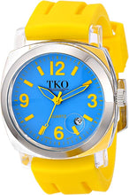 Load image into Gallery viewer, TKO ORLOGI Women&#39;s TK508-YL Milano Plastic Case and Yellow Rubber Strap Watch
