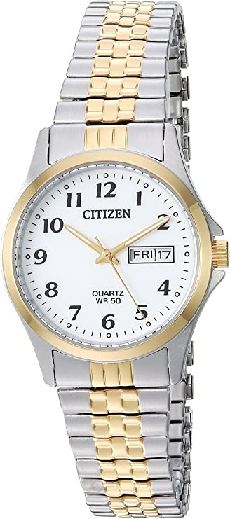 Citizen Quartz Womens Watch, Stainless Steel, Classic, Two-Tone (Model: EQ2004-95A)