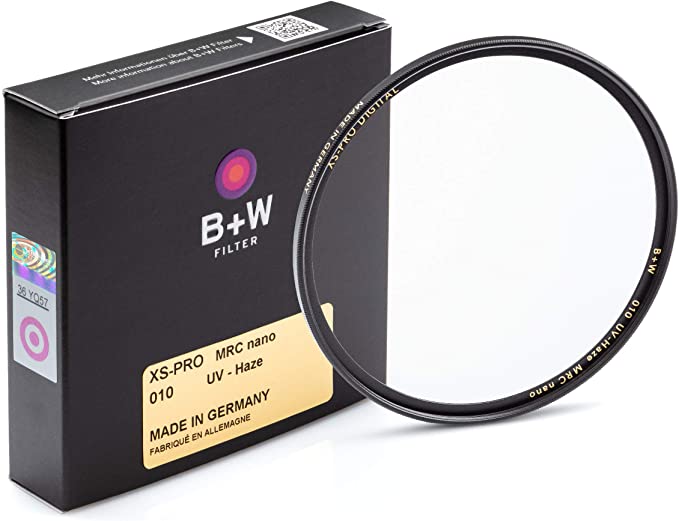 B + W 52mm UV Protection Filter (010) for Camera Lens - Xtra Slim Mount (XS-PRO), MRC Nano, 16 Layers Multi-Resistant and Nano Coating, Photography Filter, 52 mm, Clear Protector
