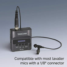 Load image into Gallery viewer, Tascam DR-10L Portable Digital Audio Recorder with Lavalier Microphone
