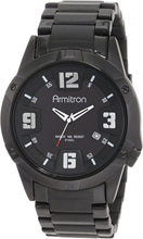 Load image into Gallery viewer, Armitron Men&#39;s 204692BKTI Black Plated Stainless-Steel and Black Dial Dress Watch
