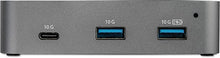 Load image into Gallery viewer, StarTech.com 3 Port USB C 3.1 Gen 2 Hub with Ethernet Adapter - 10Gbps USB Type C to 2X USB-A &amp; 1x USB-C Ports - USB Hub w/BC 1.2 Phone Fast Charging - Superspeed 10Gbps USB C Hub (HB31C2A1CGS)
