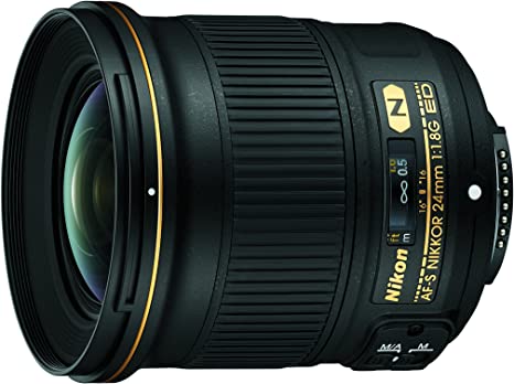 Nikon AF-S FX NIKKOR 24mm f/1.8G ED Fixed Lens with Auto Focus for Nikon DSLR Cameras