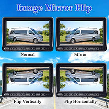 Load image into Gallery viewer, Wireless Backup Camera for RV HD 1080P with 7 Inch DVR Monitor High-Speed Rear View Observation System for RVs Trucks Trailers 5th Wheels with Adapter Compatible with Furrion Pre-Wired RV Rohent R9
