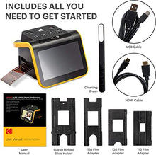 Load image into Gallery viewer, KODAK Slide N SCAN Film and Slide Scanner with Large 5” LCD Screen, Convert Color &amp; B&amp;W Negatives &amp; Slides 35mm, 126, 110 Film Negatives &amp; Slides to High Resolution 22MP JPEG Digital Photos
