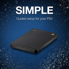 Load image into Gallery viewer, Seagate (STGD2000100) Game Drive for PS4 Systems 2TB External Hard Drive Portable HDD – USB 3.0, Officially Licensed Product
