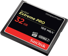 Load image into Gallery viewer, SanDisk 32GB Extreme PRO CompactFlash Memory Card UDMA 7 Speed Up To 160MB/s - SDCFXPS-032G-X46
