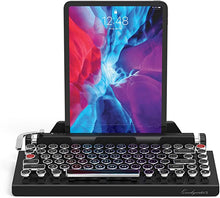 Load image into Gallery viewer, Qwerkywriter S Typewriter Inspired Retro Mechanical Wired &amp; Wireless Keyboard with Tablet Stand
