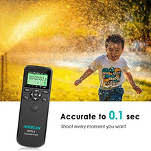 Load image into Gallery viewer, AODELAN WTR2 Wireless Shutter Release Timer Remote Control for Nikon Z6, Z7, Coolpix P1000, D850, D810, D700, D4, D5, D4s, D3100, D5000, D7200, D600, D610, D750, D3200, D3300; Replace MC-DC2, MC-36
