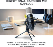 Load image into Gallery viewer, Marantz Pro MPM1000 - Studio Recording Condenser Microphone with Shockmount, Desktop Stand and Cable – Perfect for Podcasting and Voiceover Projects, MPM-1000 XLR Mic
