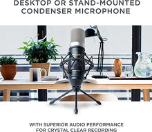 Load image into Gallery viewer, Marantz Pro MPM1000 - Studio Recording Condenser Microphone with Shockmount, Desktop Stand and Cable û Perfect for Podcasting and Voiceover Projects, MPM-1000 XLR Mic
