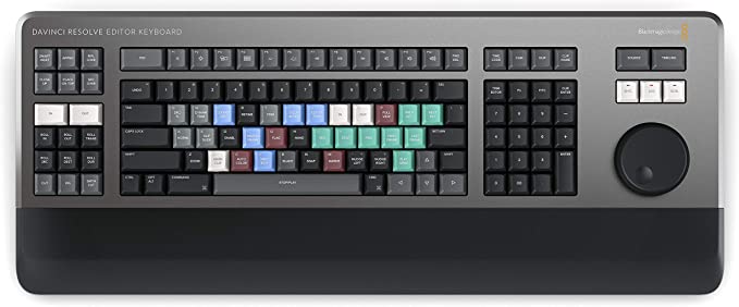 Blackmagic Design DaVinci Resolve Editor Keyboard, Now includes DaVinci Resolve Studio Code