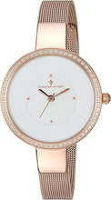 Load image into Gallery viewer, Christian Van Sant Women&#39;s Reign Stainless Steel Quartz Watch with Stainless-Steel Strap, Rose Gold, 0.38 (Model: CV0221)
