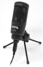 Load image into Gallery viewer, Plugable USB Studio Microphone - Podcast Microphone, Tripod Mounted Cardioid Condenser Microphone Optimized for Streaming TwitchMixerYouTubeDiscord (Compatible with Windows, macOS, Linux PCs)
