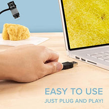 Load image into Gallery viewer, Plugable USB 2.0 Digital Microscope with Flexible Arm Observation Stand Compatible with Windows, Mac, Linux (2MP, 250x Magnification)
