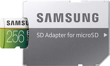 Load image into Gallery viewer, SAMSUNG (MB-ME256GA/AM) 256GB 100MB/s (U3) MicroSDXC EVO Select Memory Card with Full-Size Adapter
