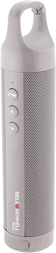 Bell+Howell BH30-S Slimline Waterproof Clip-On Bluetooth Speaker