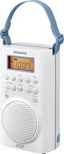 Load image into Gallery viewer, Sangean H205 AM/FM Weather Alert Waterproof Shower Radio White
