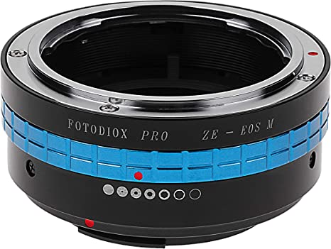 Fotodiox Pro Lens Mount Adapter, Mamiya ZE (35mm) Lens to EOS M EF-m Camera Body