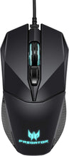 Load image into Gallery viewer, Acer Predator Cestus 300 RGB Gaming Mouse û Dual Omron switches 70M click lifetime, On board memory and programmable buttons,Black
