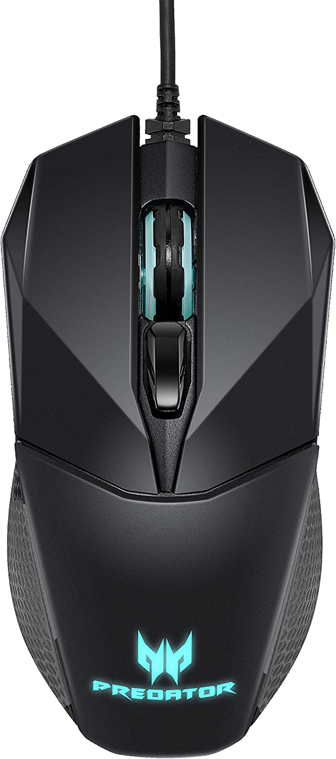 Acer Predator Cestus 300 RGB Gaming Mouse û Dual Omron switches 70M click lifetime, On board memory and programmable buttons,Black