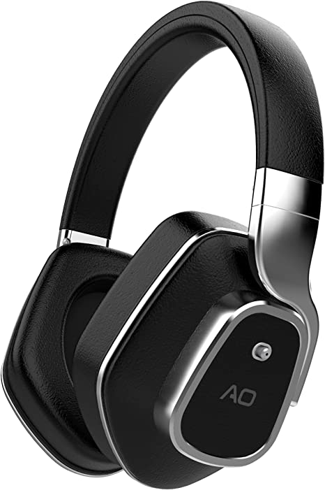 AO Active Noise Cancelling Wireless Bluetooth Headphones - M7 (Black)