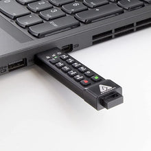 Load image into Gallery viewer, Apricorn 64GB Aegis Secure Key 3Z 256-bit AES XTS Hardware Encrypted FIPS 140-2 Level 3 Validated Secure USB 3.0 Flash Drive (ASK3Z-64GB)
