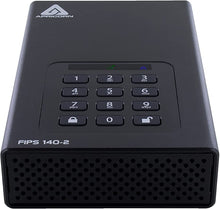 Load image into Gallery viewer, Apricorn Aegis Padlock 12 TB FIPS 140-2 Validated 256-Bit Encrypted Hard Drive (ADT-3PL256F-12TB)
